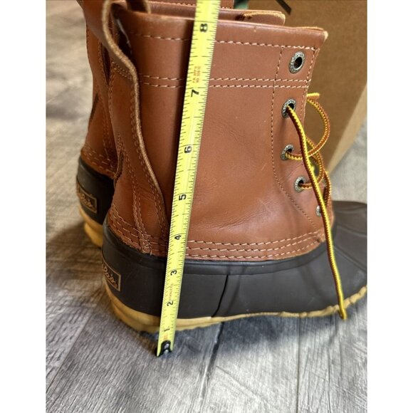 Cabela's‎ Duck Snow Boots Womens 6 Brown Leather Thinsulate Steel Shank Hunting - Picture 10 of 11